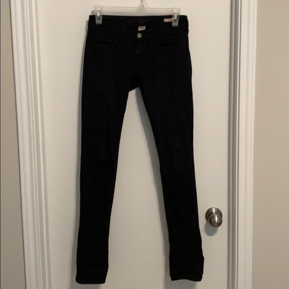 Super skinny black jeans